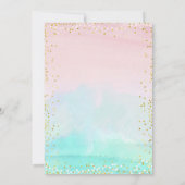 Twinkle-sterren onthullen uitnodiging voor geslach (Achterkant)