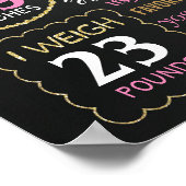 Twinkle Tiwnkle affiche d'anniversaire Little Star (Coin)