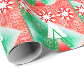 Twinkle Tree Matt Wrapping Paper Cadeaupapier (Rol Hoek)