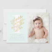 TWINKLE TWINKLE ANNIVERSAIRE FÊTE INVITATION (Devant)