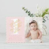 TWINKLE TWINKLE ANNIVERSAIRE FÊTE INVITATION (Debout devant)
