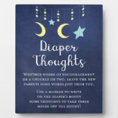Twinkle Twinkle Baby shower Game Plaque Fotoplaat (Voorkant)