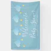Twinkle Twinkle Baby Shower / Spetterontvangst Spandoek (Verticaal)