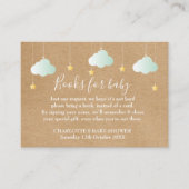 Twinkle Twinkle Boek Verzoek Baby Shower/Sprinkle Informatiekaartje (Voorkant)