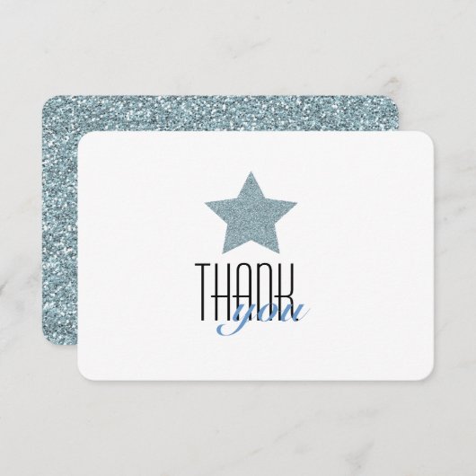 TWINKLE TWINKLE DANK JE KAART (Voorkant / Achterkant)