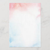 Twinkle Twinkle Gender Reveal Invites Card Programma (Achterkant)