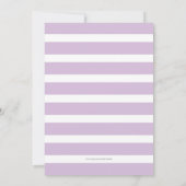 Twinkle Twinkle Invitation d'anniversaire (Dos)