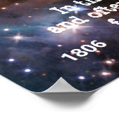 TWINKLE TWINKLE KLEINE STAR-gedicht Poster (Hoek)