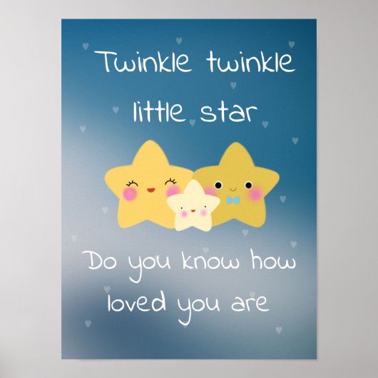 Twinkle twinkle kleine ster | POSTER (Voorkant)