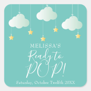 Twinkle twinkle kleine ster Ready to POP Vierkante Sticker