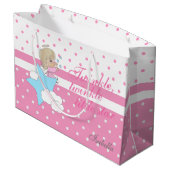 Twinkle, Twinkle kleine ster - Roze Groot Cadeauzakje (Achterkant Gekanteld)