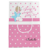 Twinkle, Twinkle kleine ster - Roze Medium Cadeauzakje (Achterkant)