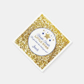 Twinkle twinkle kleine ster servetten marine en go (Hoek)