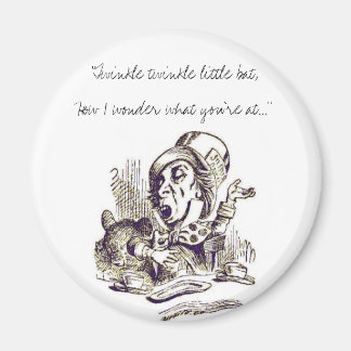 "Twinkle twinkle kleine vleermuis, Hoe ik wond... Magneet