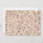 Twinkle Twinkle Little Star 1st Birthday Save The Date (Achterkant)