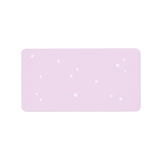 Twinkle Twinkle Little Star Adreslabel Etiket (Voorkant)