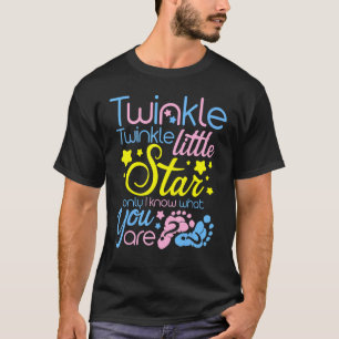Twinkle Twinkle Little Star alleen ik ken Gender K T-shirt