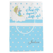 Twinkle, Twinkle Little Star - Baby Blue Medium Cadeauzakje (Voorkant)