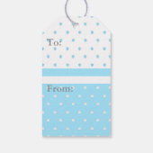 Twinkle, Twinkle Little Star - Baby Boy Dank je Cadeaulabel (Achterkant)