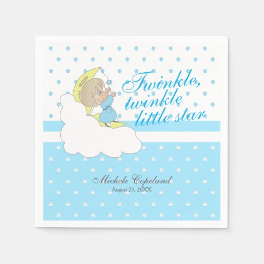 Twinkle, Twinkle Little Star - Baby Boy Servet (Voorkant)
