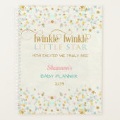 Twinkle Twinkle Little Star Baby Planner (Voorkant)