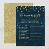 Twinkle Twinkle Little Star Baby shower Game Kaart (Voorkant / Achterkant)