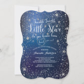 Twinkle Twinkle Little Star Baby shower Invitation (Devant)