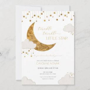 Twinkle Twinkle Little Star Baby shower Invitation