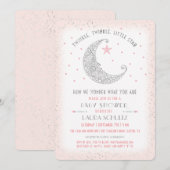 Twinkle Twinkle Little Star Baby shower Invitation (Devant / Derrière)