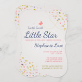 Twinkle Twinkle Little Star Baby shower Invitation (Devant / Derrière)