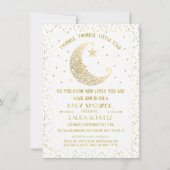 Twinkle Twinkle Little Star Baby shower Invitation (Devant)