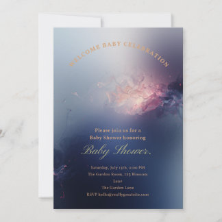 Twinkle Twinkle Little Star Baby Shower Invitation Kaart
