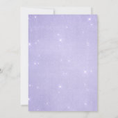 Twinkle Twinkle Little Star Baby shower Invitation Kaart (Achterkant)