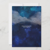 Twinkle Twinkle Little Star Baby shower Kaart (Achterkant)