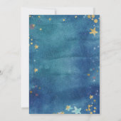 Twinkle Twinkle Little Star Baby shower Kaart (Achterkant)