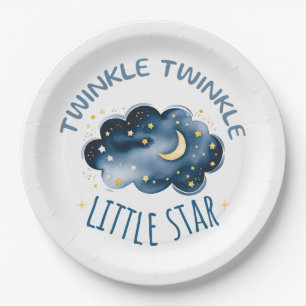 Twinkle Twinkle Little Star Baby shower Papieren Bordje