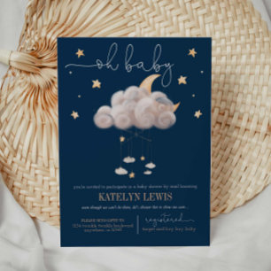 Twinkle Twinkle Little Star-Baby shower per post Kaart