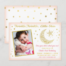 Twinkle, Twinkle, Little Star Birthday Girl Foto