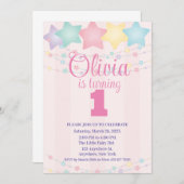 Twinkle Twinkle Little Star Birthday Kaart (Voorkant / Achterkant)