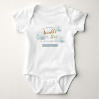 Twinkle Twinkle Little Star Blauw 1e Verjaardag
