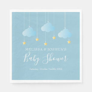 Twinkle Twinkle Little Star Blauwe Baby Boy Shower Servet
