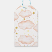 Twinkle Twinkle Little Star, Blush Moon and Stars Cadeaulabel (Achterkant)