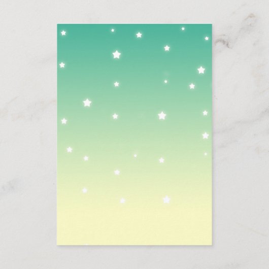 Twinkle Twinkle Little Star Book Request with gedi Informatiekaartje (Achterkant)