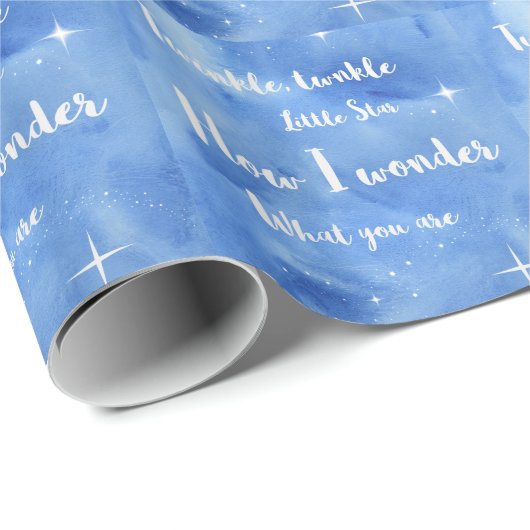Twinkle Twinkle Little Star Cadeaupapier (Rol Hoek)