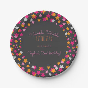 Twinkle Twinkle Little Star Chalkboard Birthday Papieren Bordje