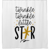 Twinkle Twinkle Little Star Doodle Douchegordijn (Voorkant)