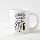 Twinkle Twinkle Little Star Doodle Extra Grote Beker (Rechts)