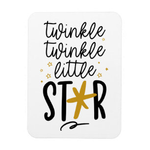 Twinkle Twinkle Little Star Doodle Magneet