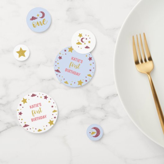 Twinkle Twinkle Little Star First Birthday Confetti (Groep)