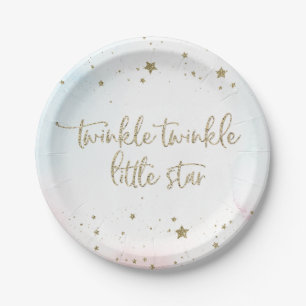 Twinkle Twinkle Little Star Gender onthult Borden Papieren Bordje